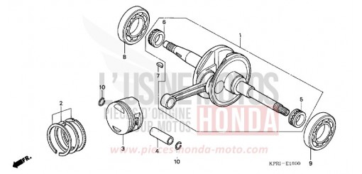 VILEBREQUIN/PISTON SH1501 de 2001